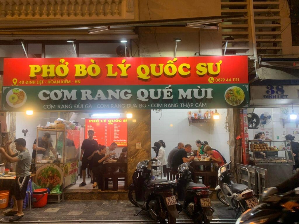 phở bò lý quốc sư