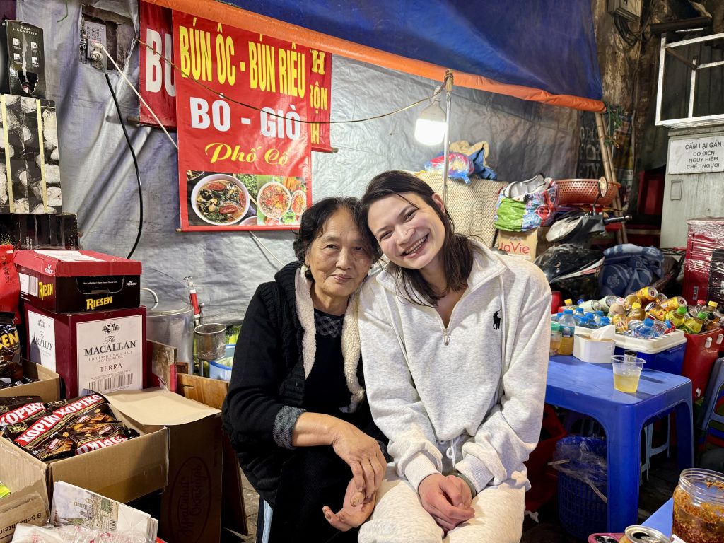 Local street food in Hanoi